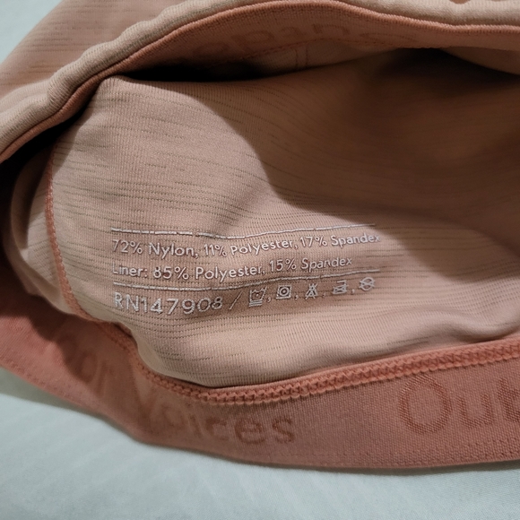 Outdoor Voices Peachy TechSweat Sports Bra - Picture 3 of 4